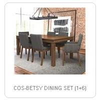 COS-BETSY DINING SET (1+6)